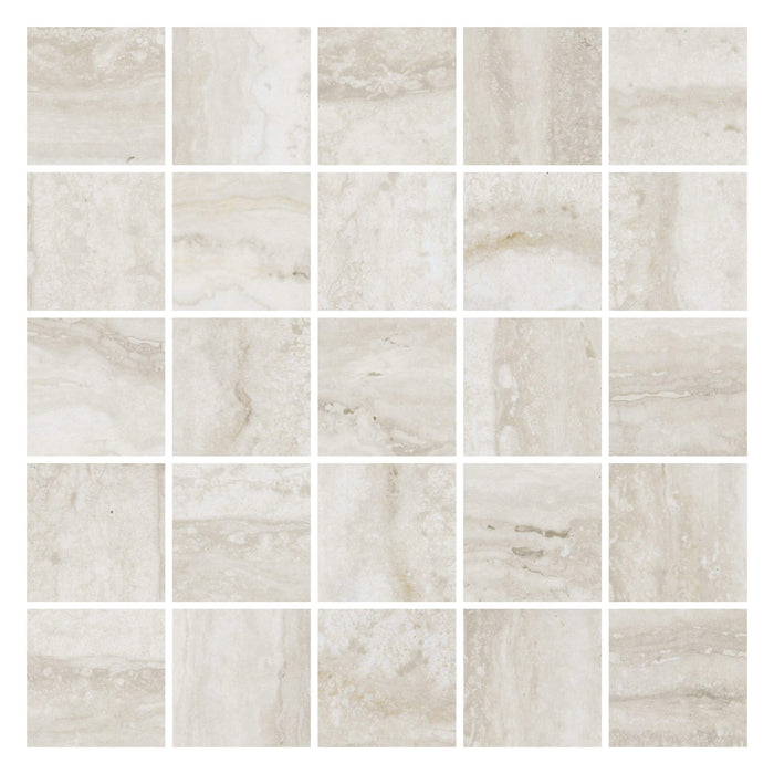 Tivoli Ice Matte Porcelain 2x2 Squares Mosaic Tile