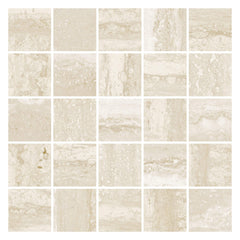 Tivoli Ivory Matte Porcelain 2x2 Squares Mosaic Tile