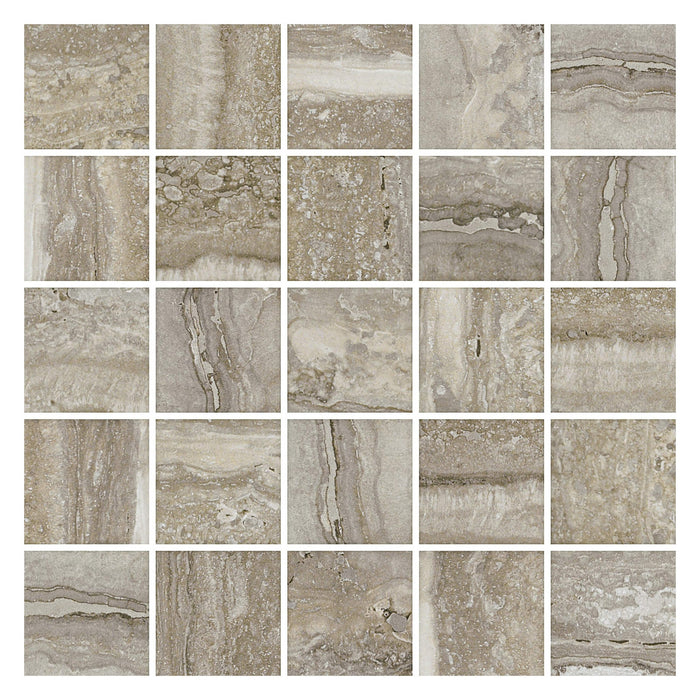 Tivoli Natural Matte Porcelain 2x2 Squares Mosaic Tile
