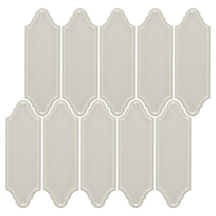 Warm Gray Ceramic Linterna Mosaic Tile