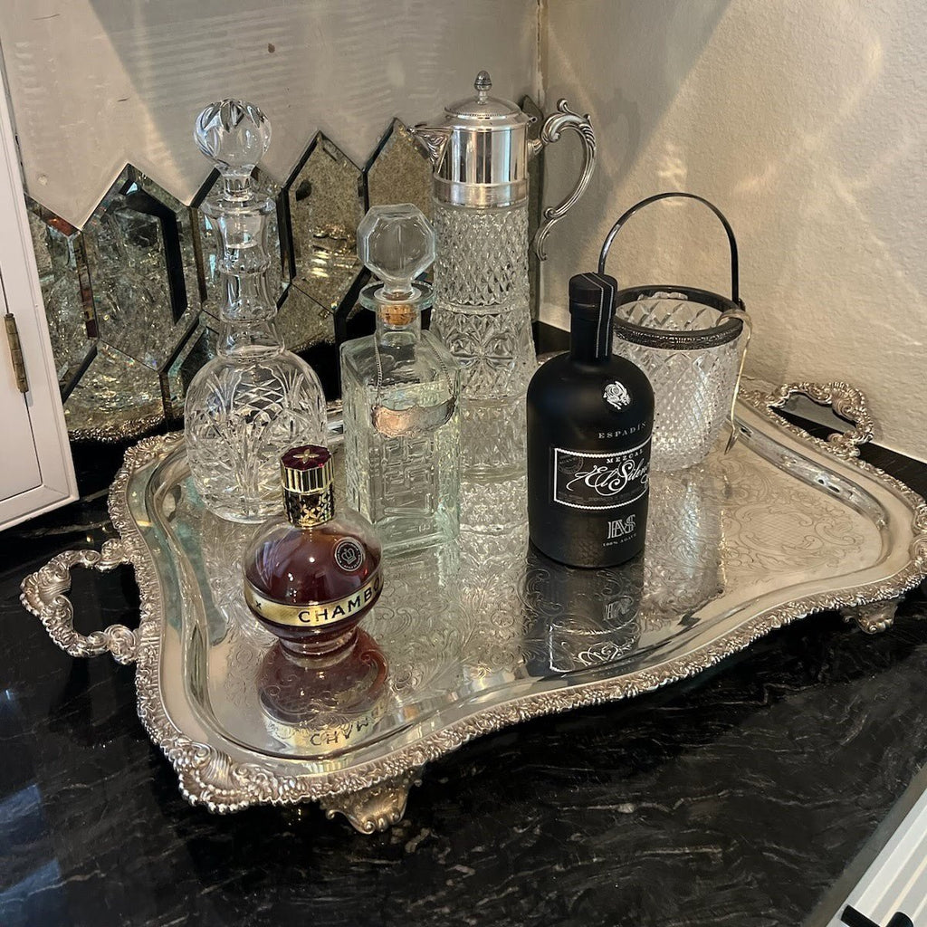 Antique Mirror Glass Tile in 4x8" Beveled Picket (Stretched Hexagon) - TileBuys