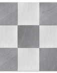 Bardiglio and Dolomite 12x12 Checkerboard Tiles