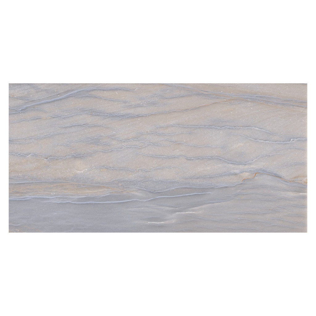 Matte Blue Gray and Beige 12x24 Paradise Porcelain Tile