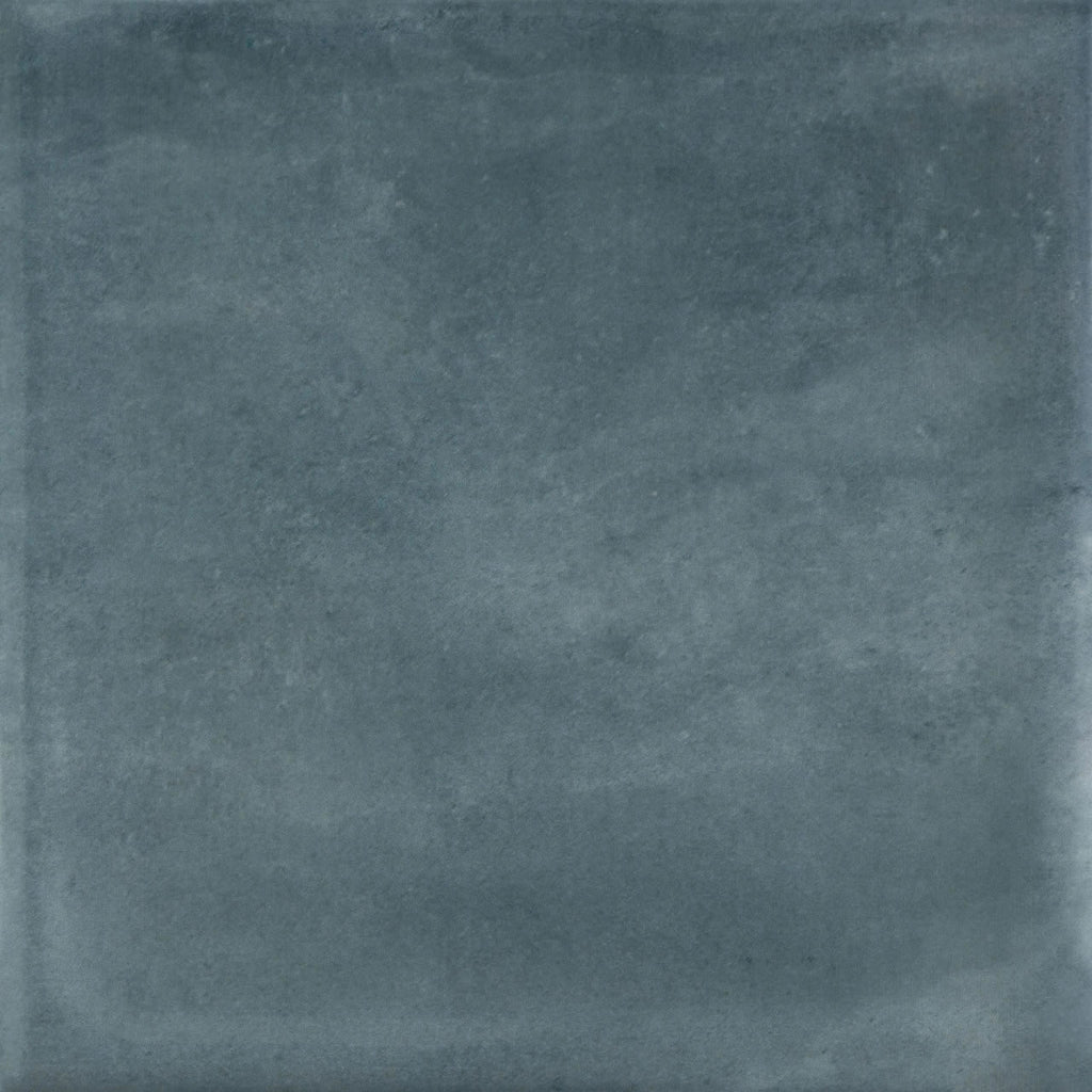 Glossy Blue Ceramic 6 x 6 Backsplash Tile