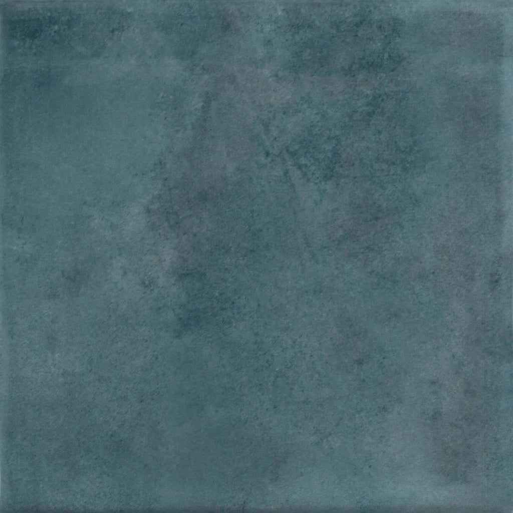 Glossy Blue Ceramic 6 x 6 Backsplash Tile