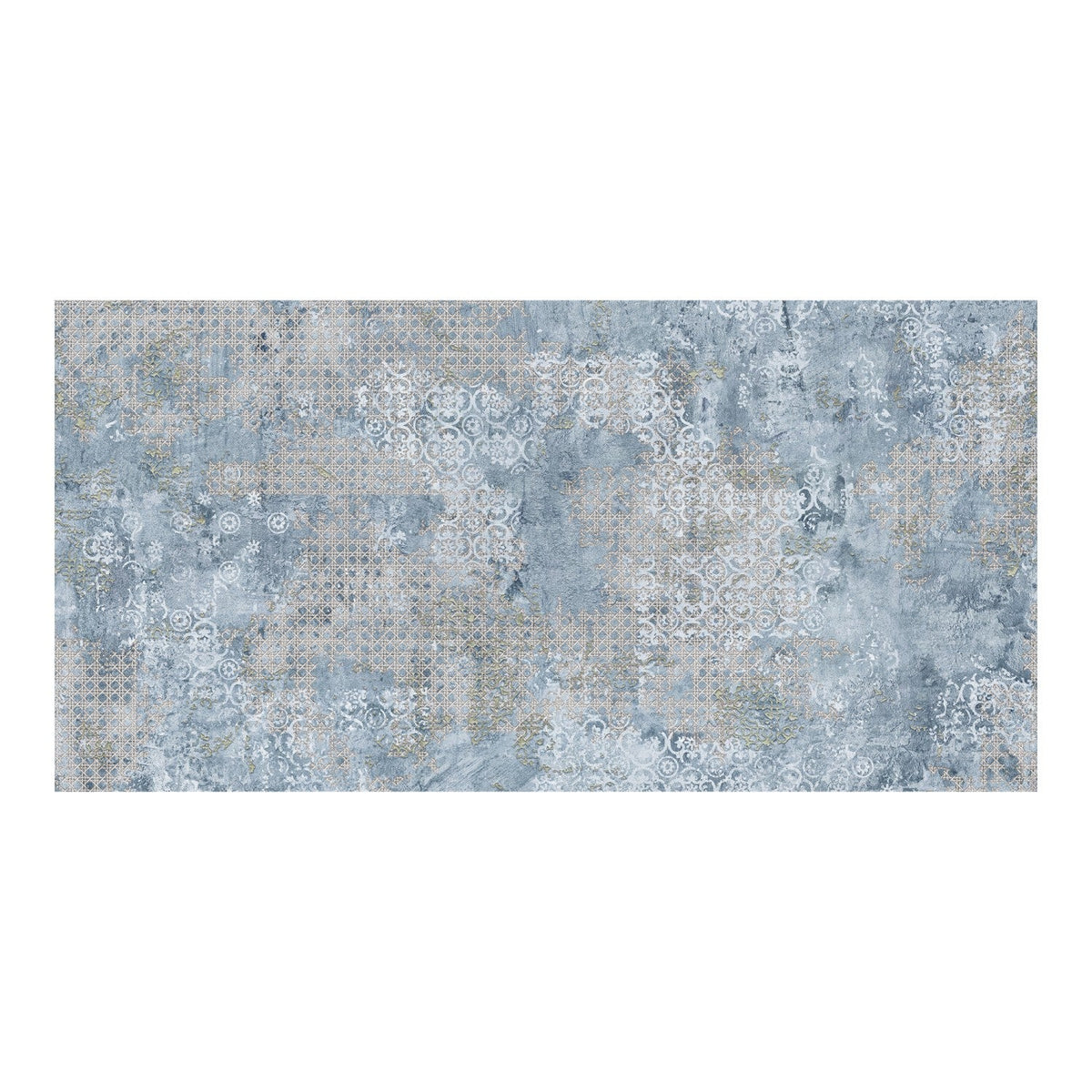 Bohemian Blue Distressed 20x40 Porcelain Tile