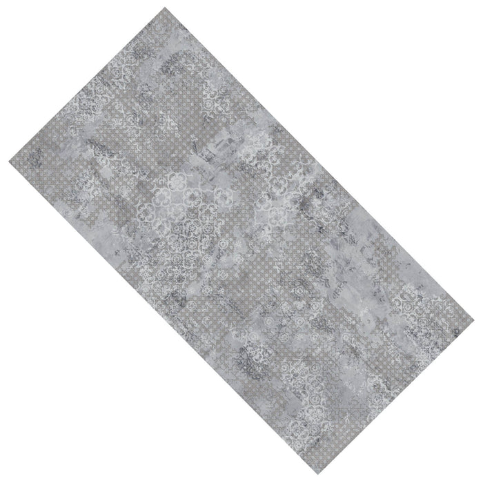 Ceramic Tile Rugs Bohemian Gray 20x40 Distressed Porcelain Tile