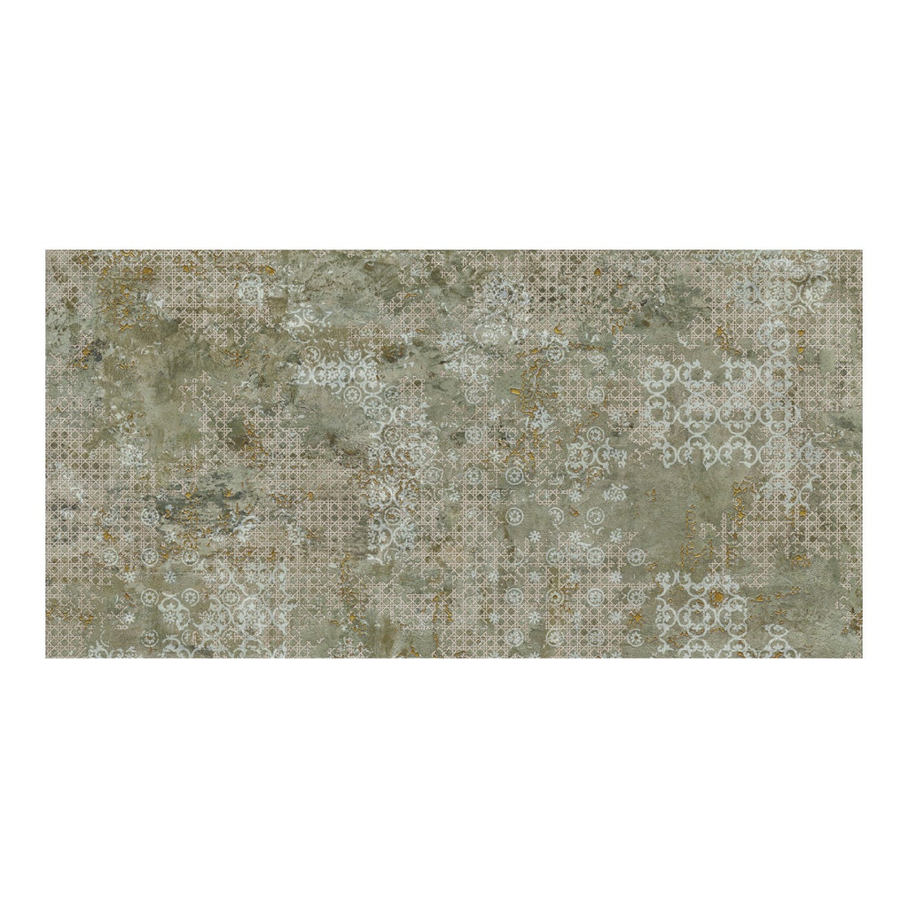 Distressed Green Bohemian 20x40 Porcelain Tile