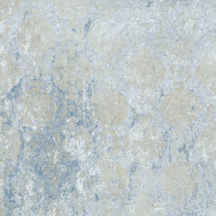 Boho Blue Porcelain 24x24 Bathroom Floor Tile