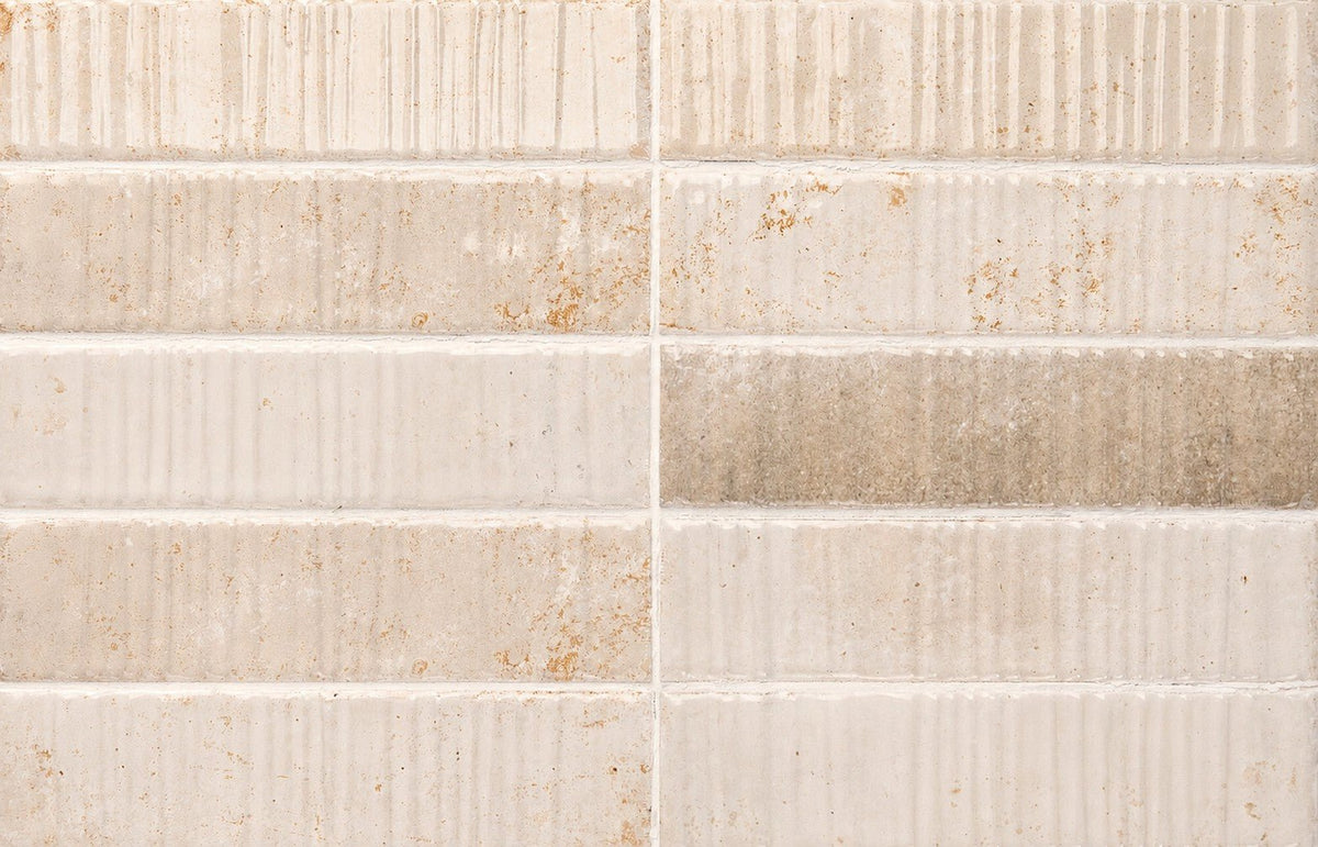 Bone Textured Ceramic 2x8 Subway Tiles