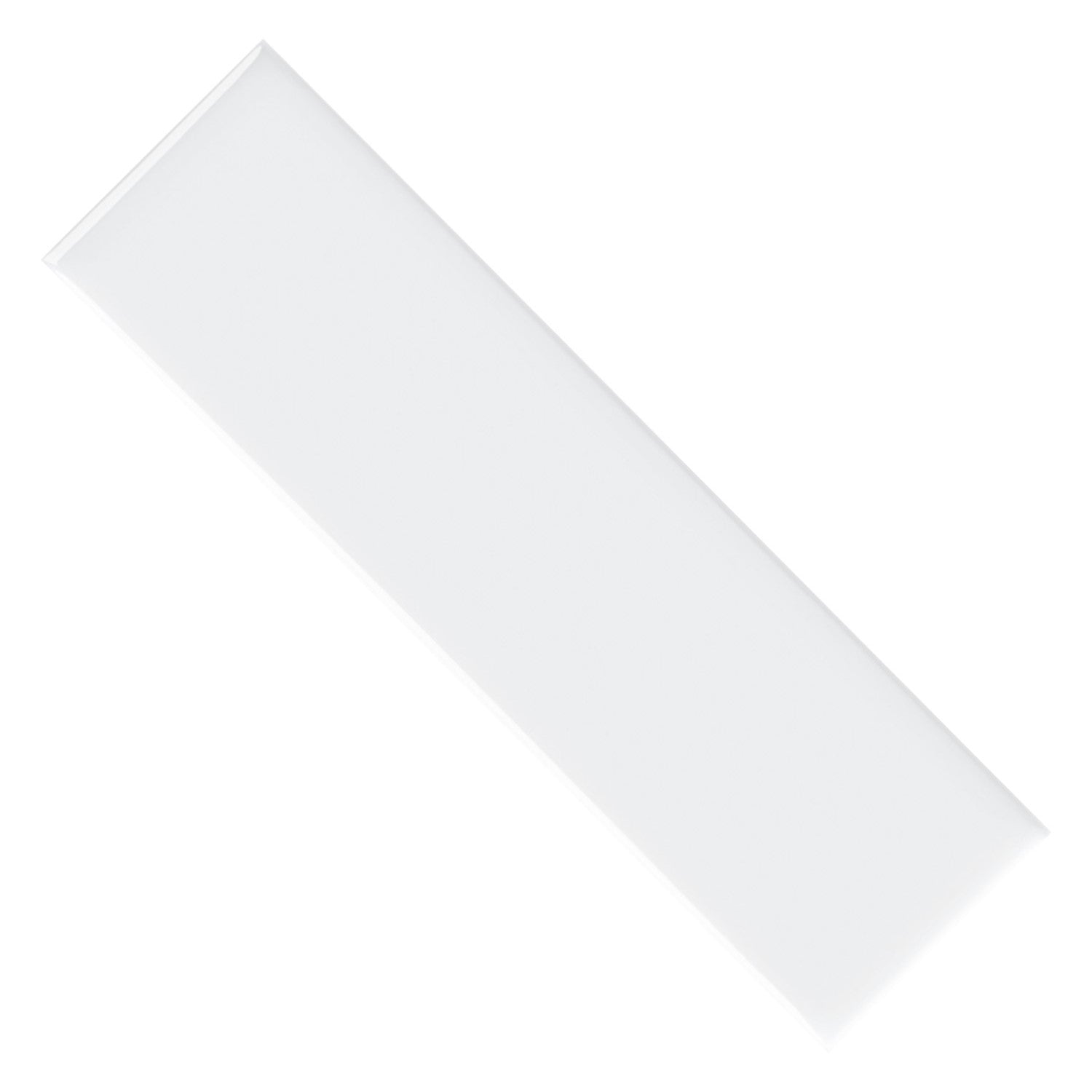 Glossy Finish Bright White Ceramic 3x10 Subway Tile