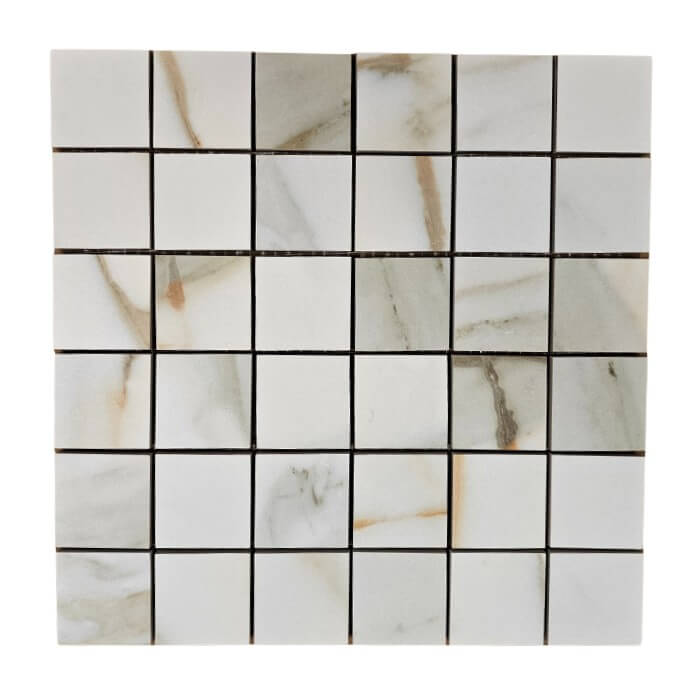 Calacatta Gold Marble Look Porcelain Tiles - TileBuys