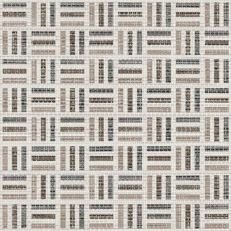 Closeup of Cappuccino Crosshatch Fabric Look 12x24 Porcelain Tile