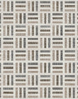 Cappuccino Crosshatch Fabric Look 12x24 Porcelain Tile