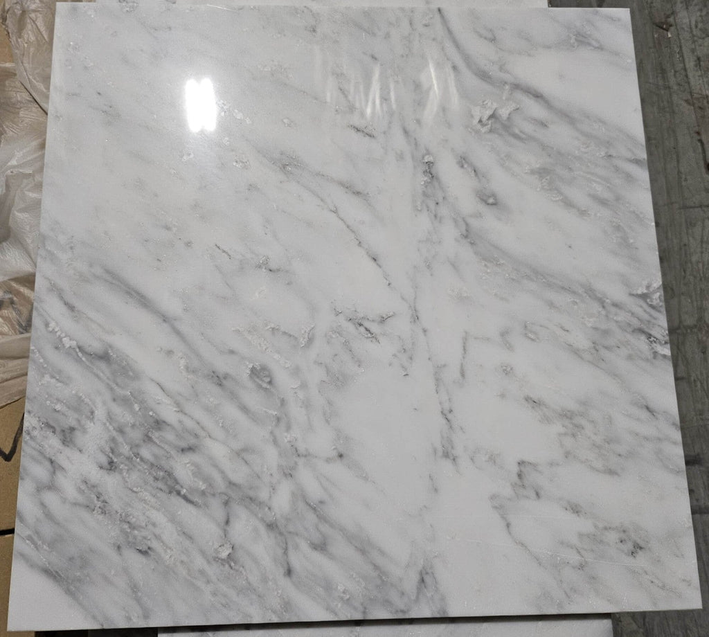 Carrara Venato Marble 18x18 Tile
