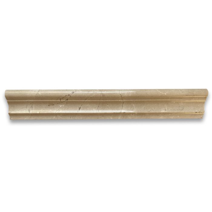 Crema Marfil Marble Trim Molding in Various Sizes - TileBuys