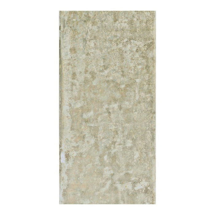 Distressed Gray Metal Look 18x36" Porcelain Tile in Grunge Greige - TileBuys