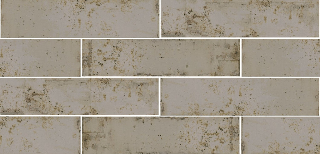 Distressed Rustic Gray Ceramic 3x12 Subway Tile - TileBuys
