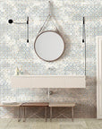 Distressed Star and Cross Pattern 18x47 Ceramic Wall Tile - TileBuys