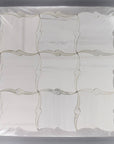 Dolomite and Calacatta Marble Waterjet Mosaic Tile in Packaging