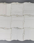 Dolomite and Calacatta Marble Waterjet Mosaic Tile
