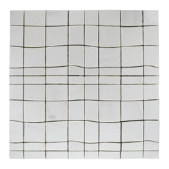 Dolomite White Irregular Squares Waterjet Mosaic Tile
