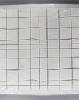 Dolomite White Irregular Squares Waterjet Mosaic Tile in Packaging
