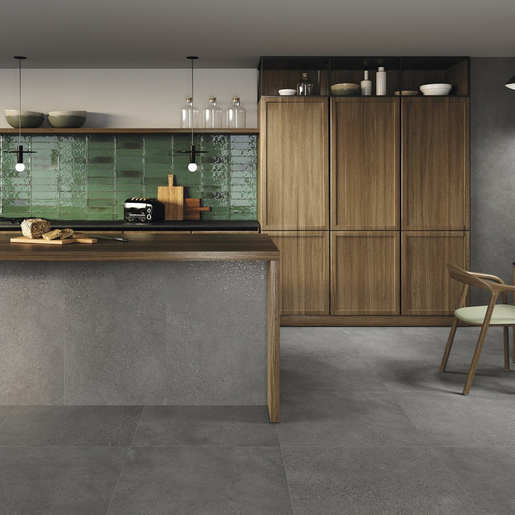 Emerald Green 3x11 Porcelain Distressed Subway Tile - TileBuys