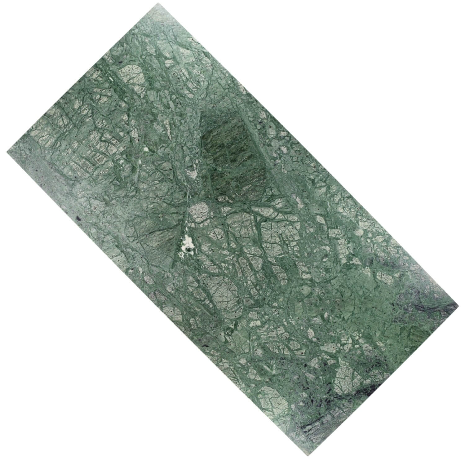 Empress Green Marble Tile in 12x24