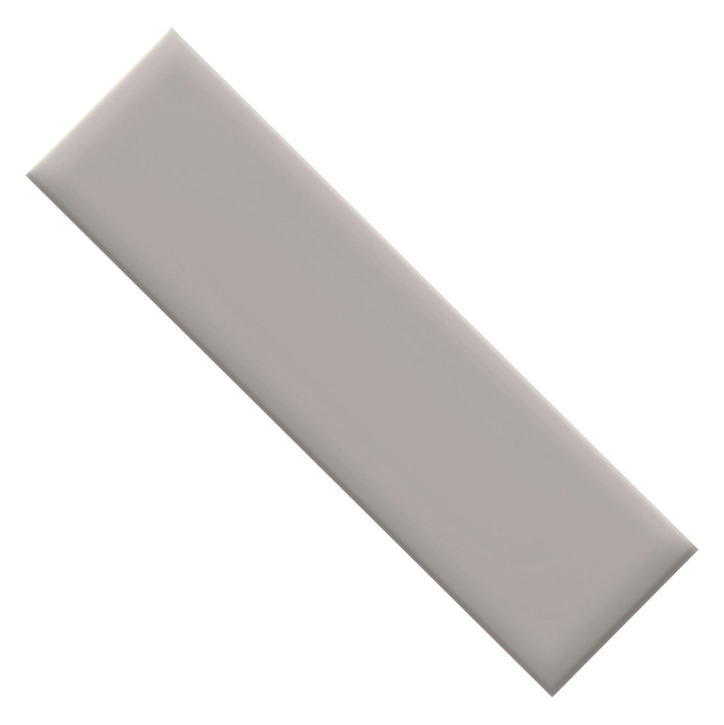 Glazed Ceramic 3 x 10 Light Gray Subway Wall Tile - TileBuys