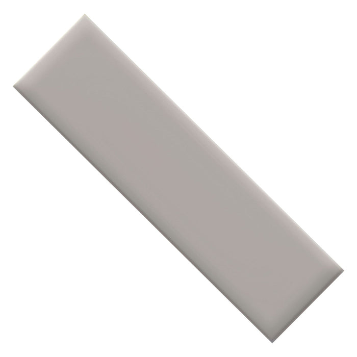 Glazed Ceramic 3 x 10 Light Gray Subway Wall Tile - TileBuys