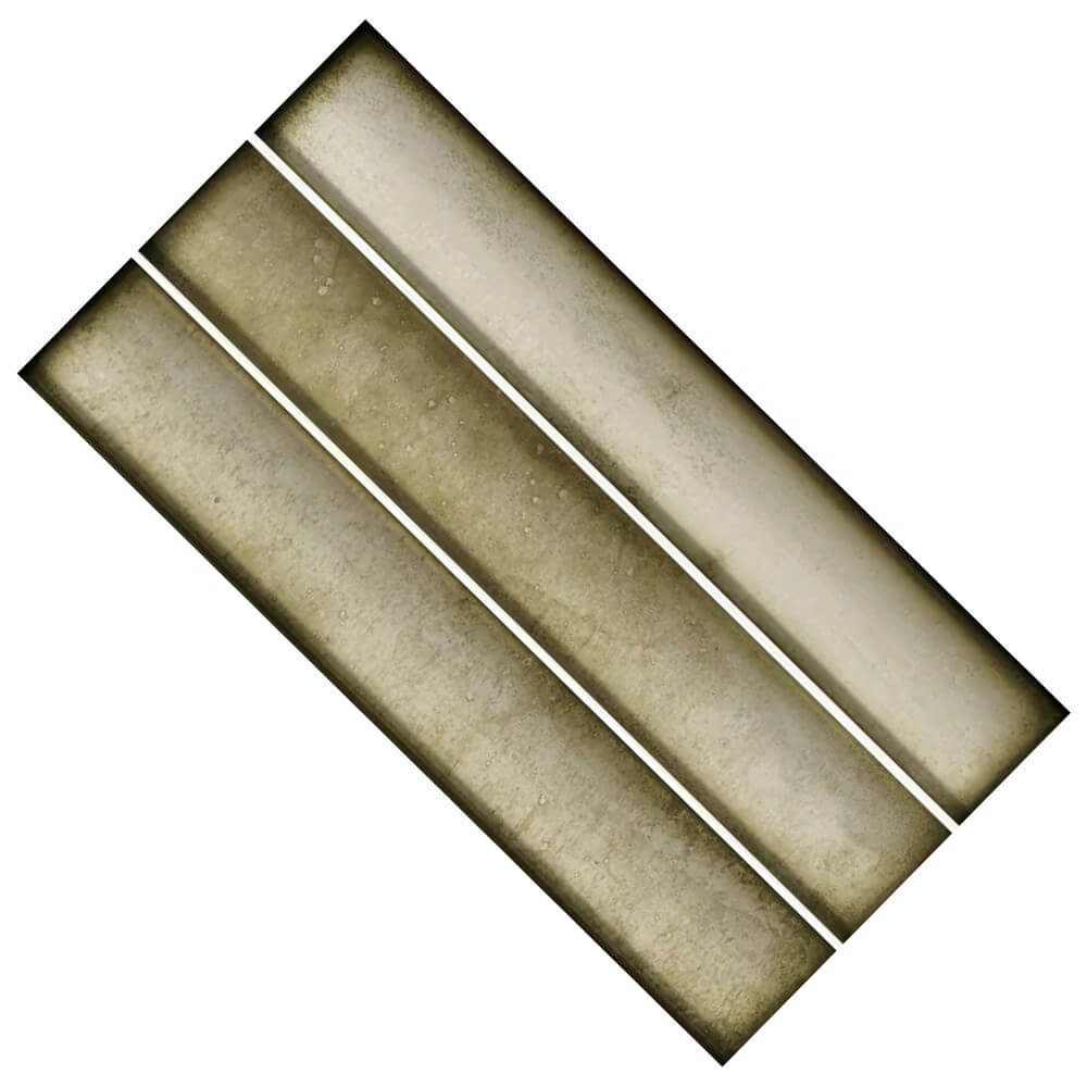 Glossy Beige Porcelain Kit Kat Tiles
