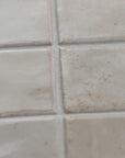 Closeup of Bone Ceramic 2x8 Subway Tiles