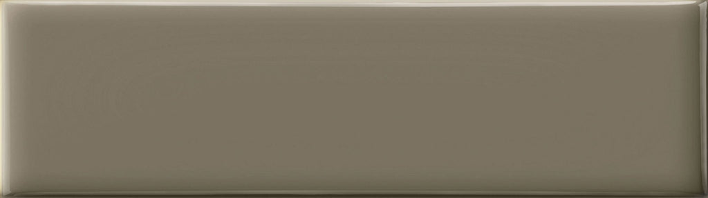 Glossy Ceramic 3 x 10 Subway Wall Tile in Dark Taupe - TileBuys