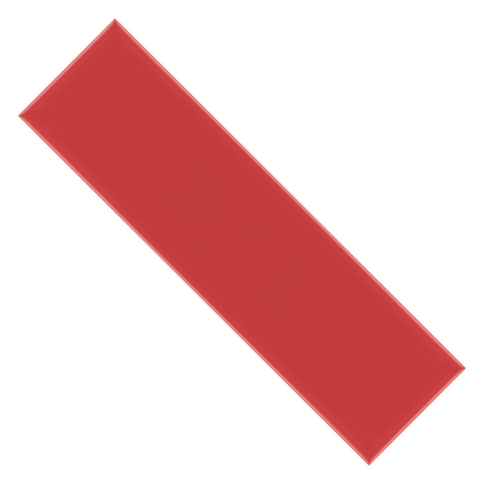 Red Ceramic Subway Tile