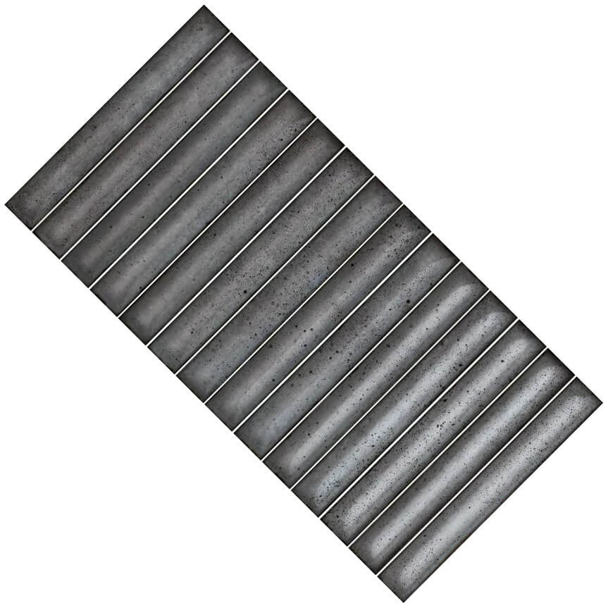 Chalky White Porcelain Kit Kat Tiles