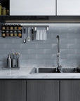 Glossy Glass 4x12 in. Subway Tile in Black, White, Gray, or Brown - TileBuys