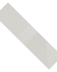 Glossy Gray 4 x 16 Line Patterned Ceramic Subway Wall Tile - TileBuys