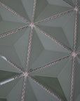 Green 3D Triangle Mosaic Tile in Natural Light