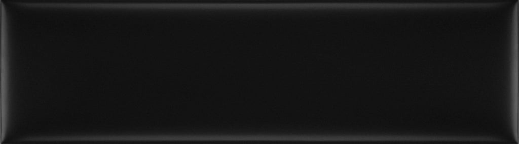 Glossy or Matte Black Ceramic 3 x 10 Black Wall Tile - TileBuys