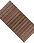 Glossy Rust Red Porcelain Kit Kat Tiles
