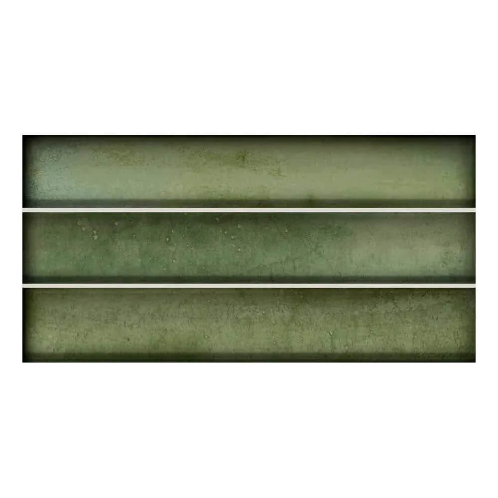Glossy Salvia Green 4.5x9 Kit Kat Tile for Walls
