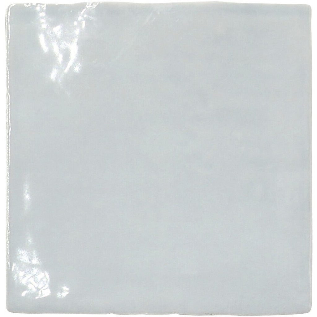 Glossy Sky Blue Ceramic 5 x 5 Tile - TileBuys