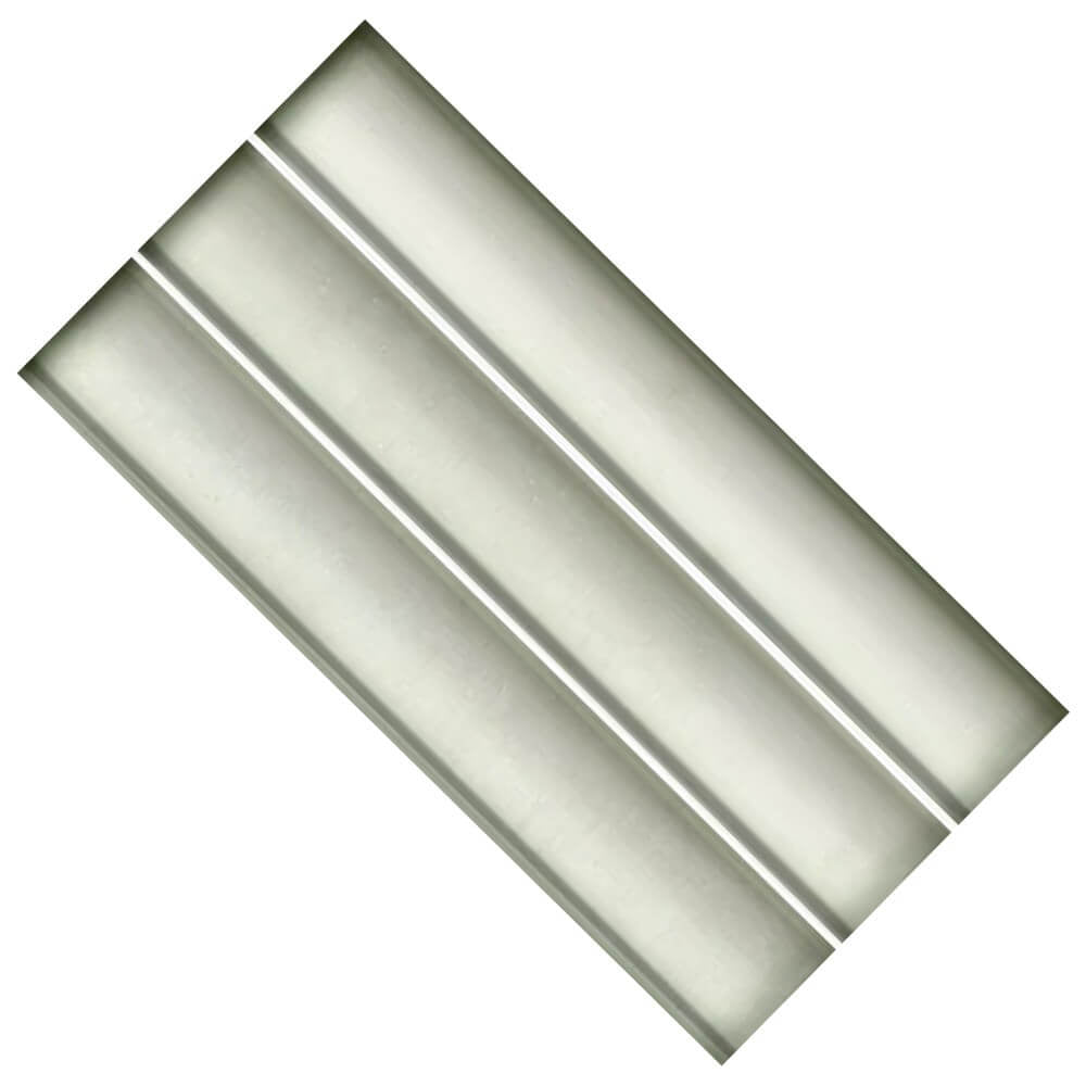 Glossy Snow White Kit Kat Porcelain Tiles