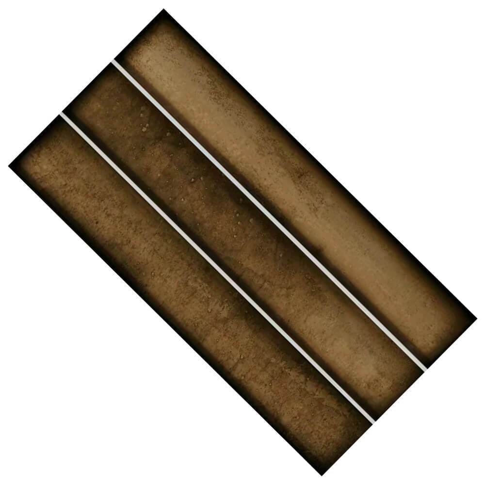 Walnut Porcelain Kit Kat Tiles