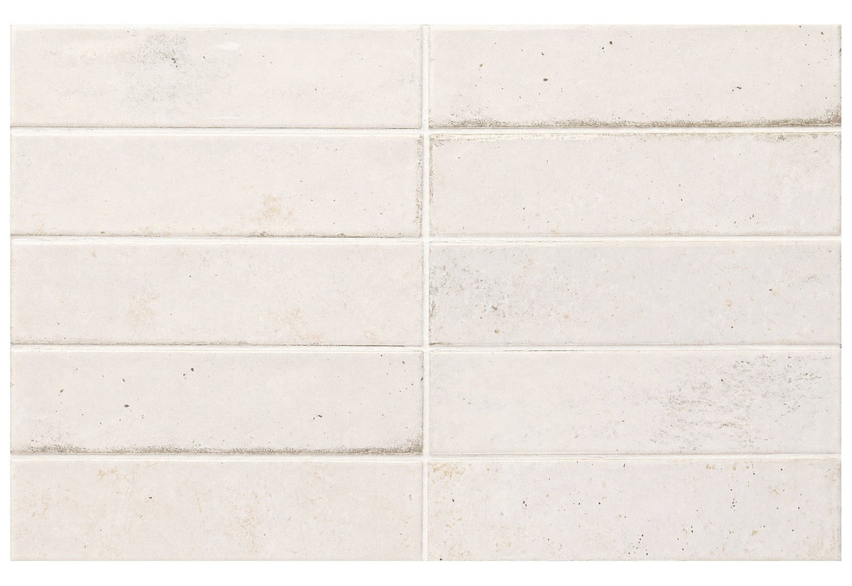 White Ceramic 2x8 Subway Wall Tiles