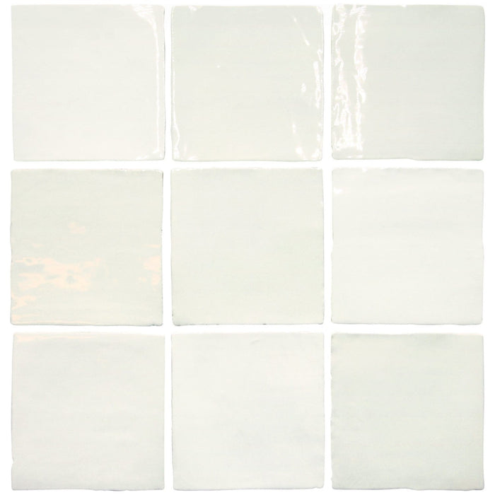 Glossy White Ceramic 5 x 5 Tile - TileBuys