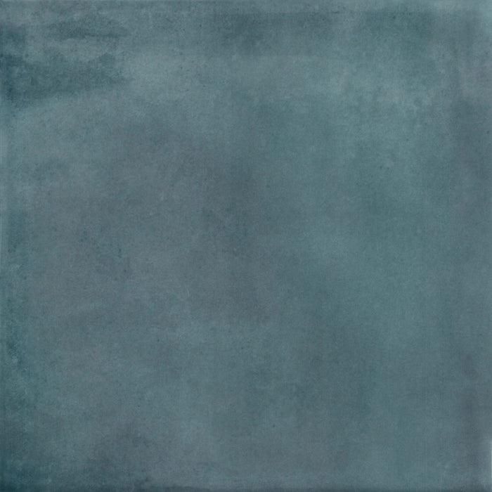 Glossy Blue Ceramic 6 x 6 Backsplash Tile