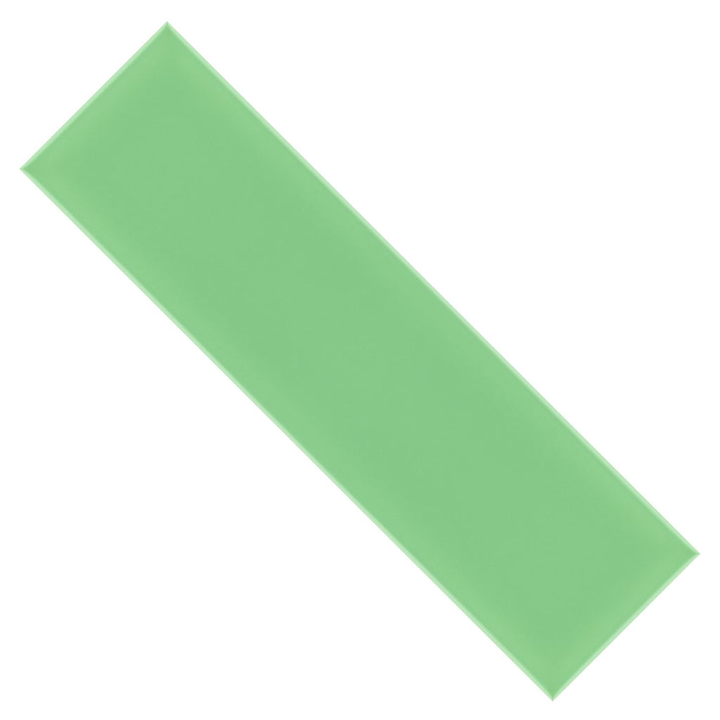 Glossy Ceramic 3 x 10 Subway Wall Tile in Absinthe Green