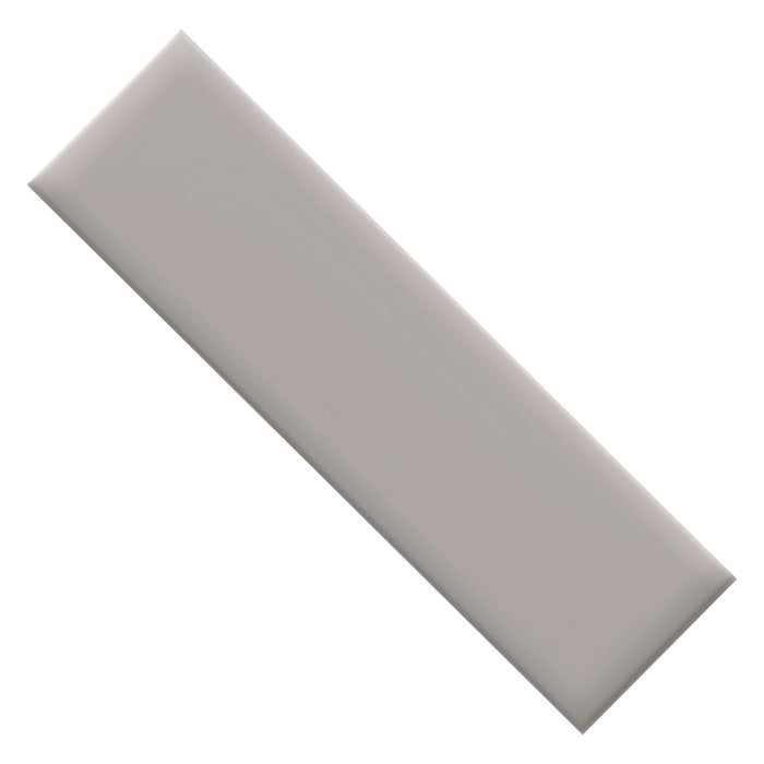 Glazed Ceramic 3 x 10 Light Gray Subway Wall Tile